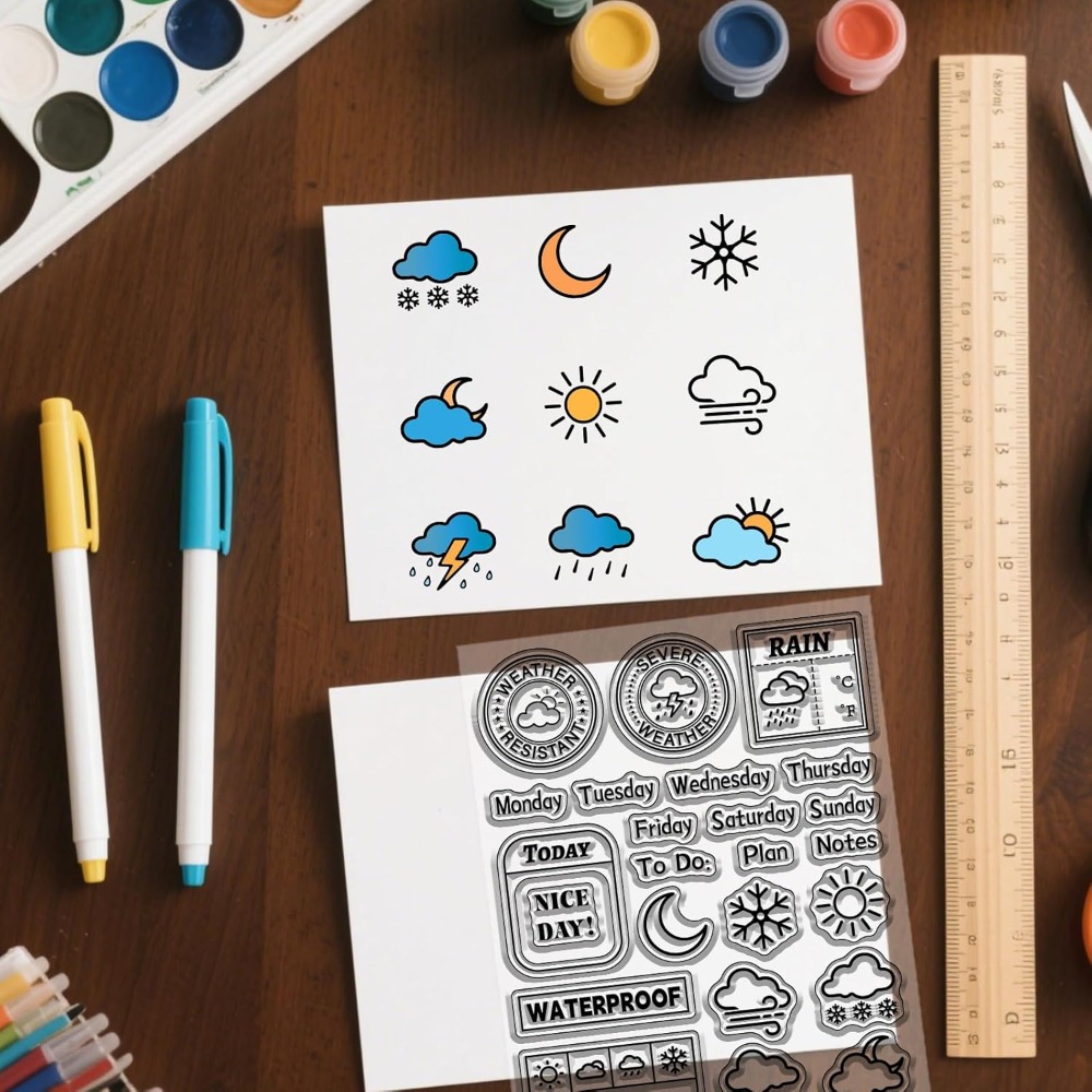Clear Silicone Stamps For Card Making - Stempel silikonowy do scrapbookingu z motywem