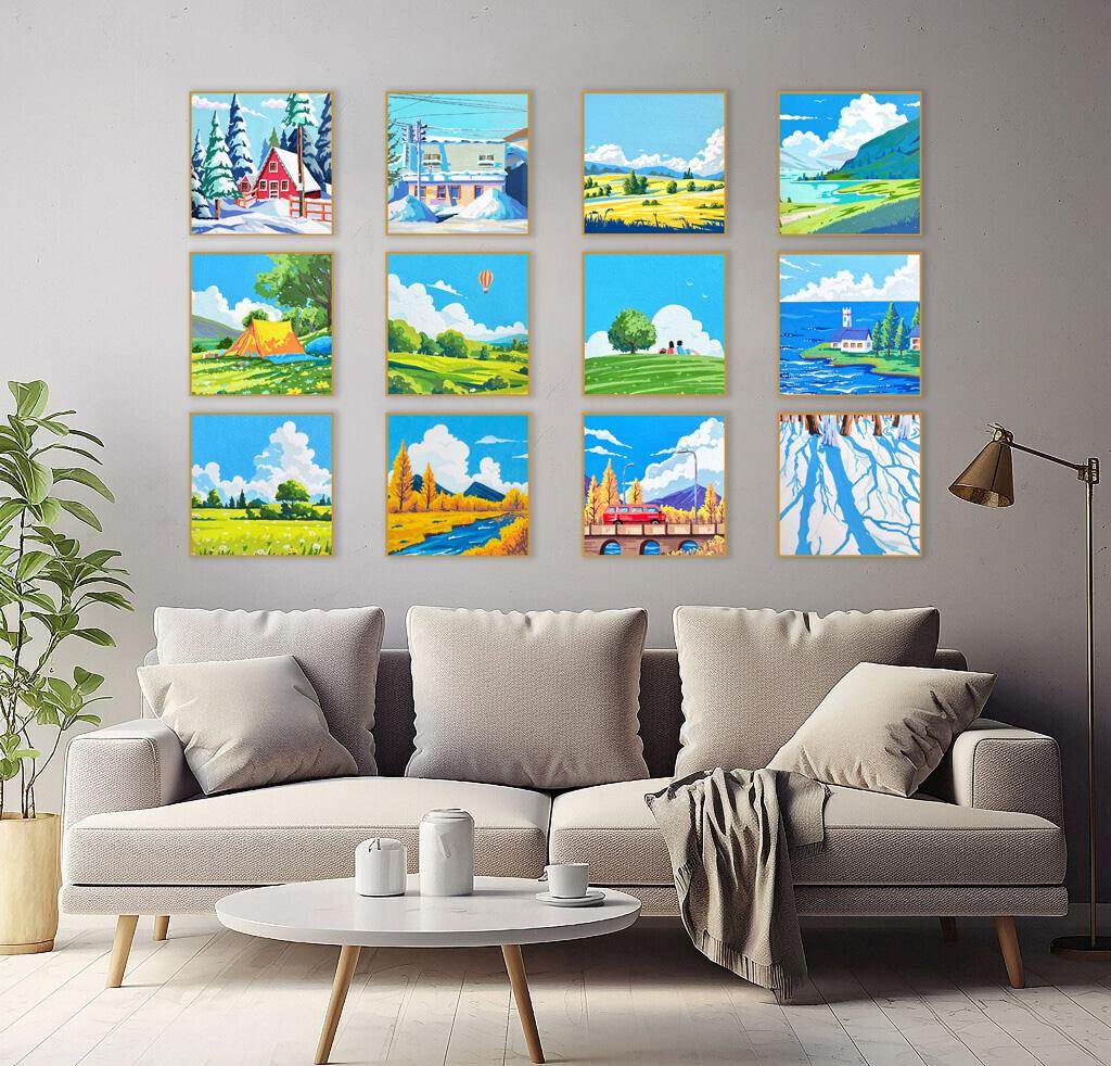 5D Diamond Painting Kit Full Drill - Zestaw do malowania diamentami 5D DIY