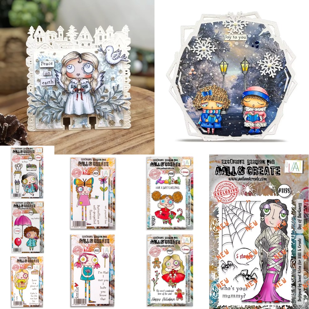 Clear Silicone Stamps For Card Making - Przezroczyste silikonowe stemple do samodzielnego wykonania