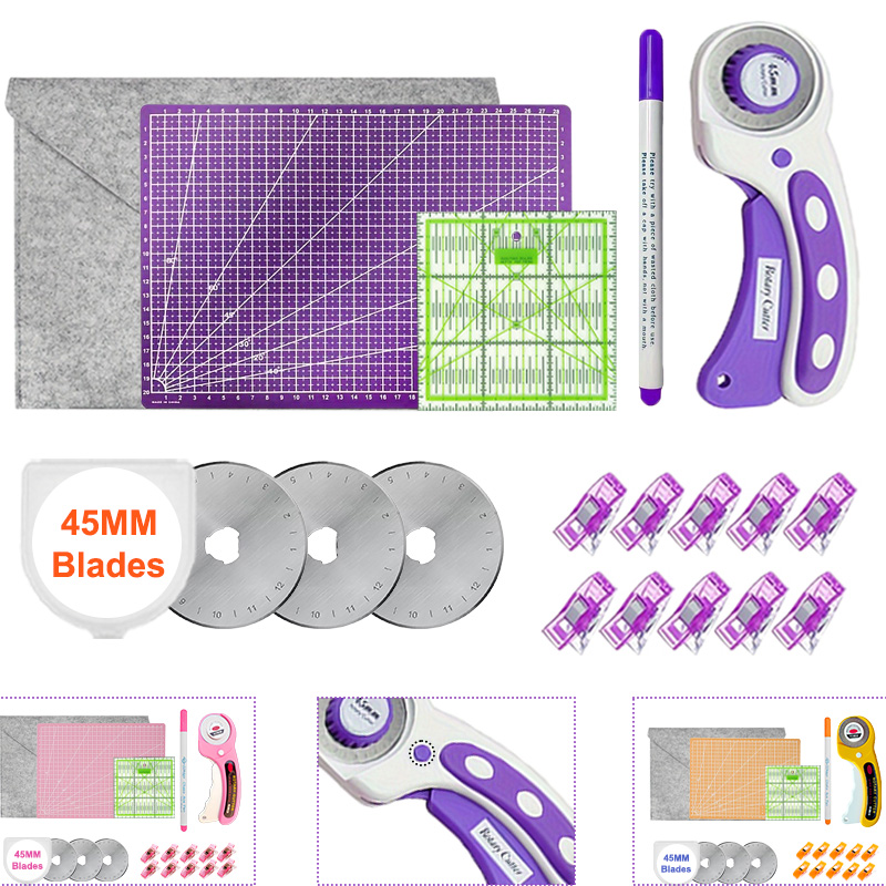 Rotary Cutter For Fabric 45Mm - Obcinak rotacyjny 45 mm z pogrubioną