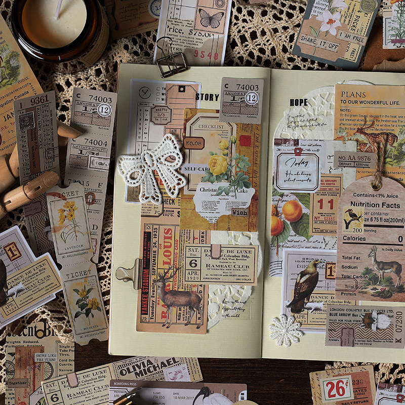 30 sztuk Vintage materiał papi – Vintage Junk Journal Scrapbooking Paper recenzja i cena