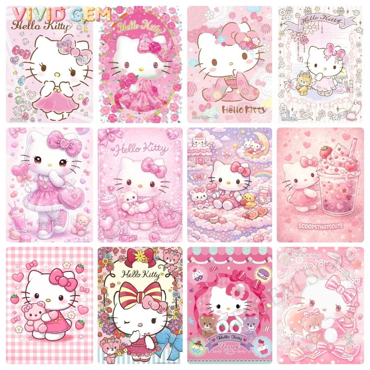 VIVID GEM Sanrio 5D DIY Diamen – 5D Diamond Painting Kit Full Drill recenzja i cena