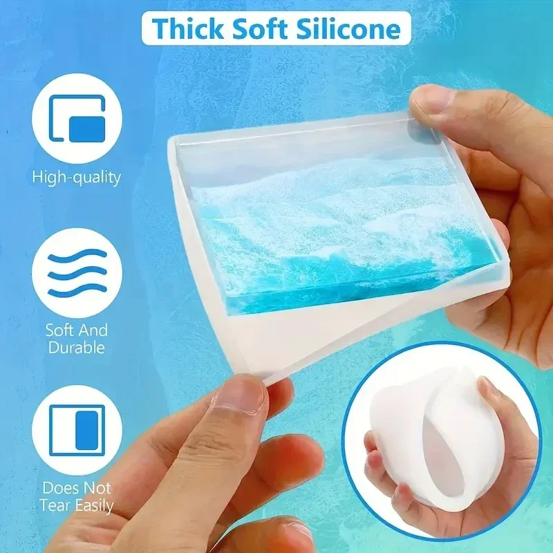 5 sztuk/zestaw Formy silikonow – Silicone Epoxy Resin Molds Set recenzja i cena