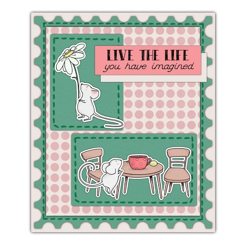 Suncraft Little Mouse & Kitche – Clear Silicone Stamps For Card Making recenzja i cena