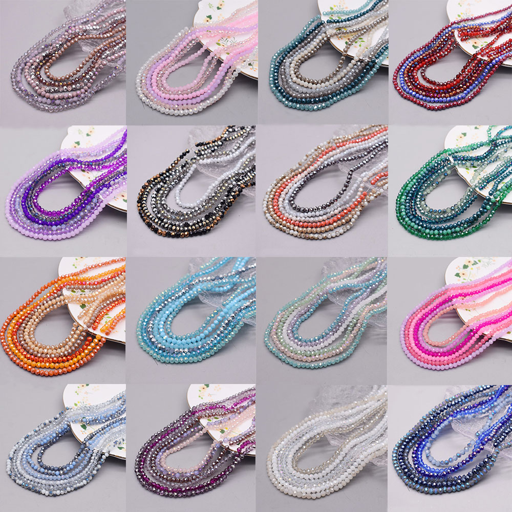 Skema kolorów 6 nici/worek 4mm – Glass Seed Beads 2Mm Jewelry Making recenzja i cena