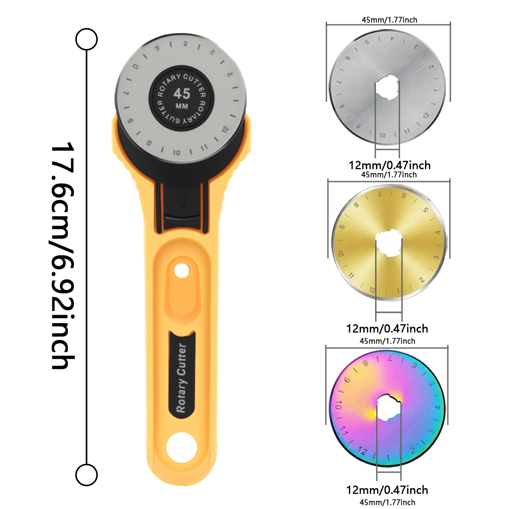 Narzędzie do cięcia tkanin obr – Rotary Cutter For Fabric 45Mm recenzja i cena