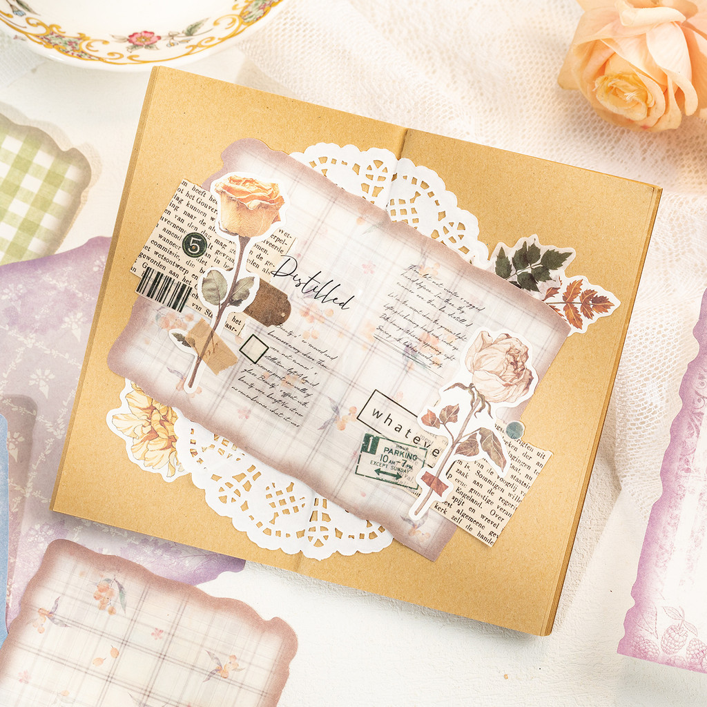 30 arkuszy papieru w stylu vin – Vintage Junk Journal Scrapbooking Paper recenzja i cena