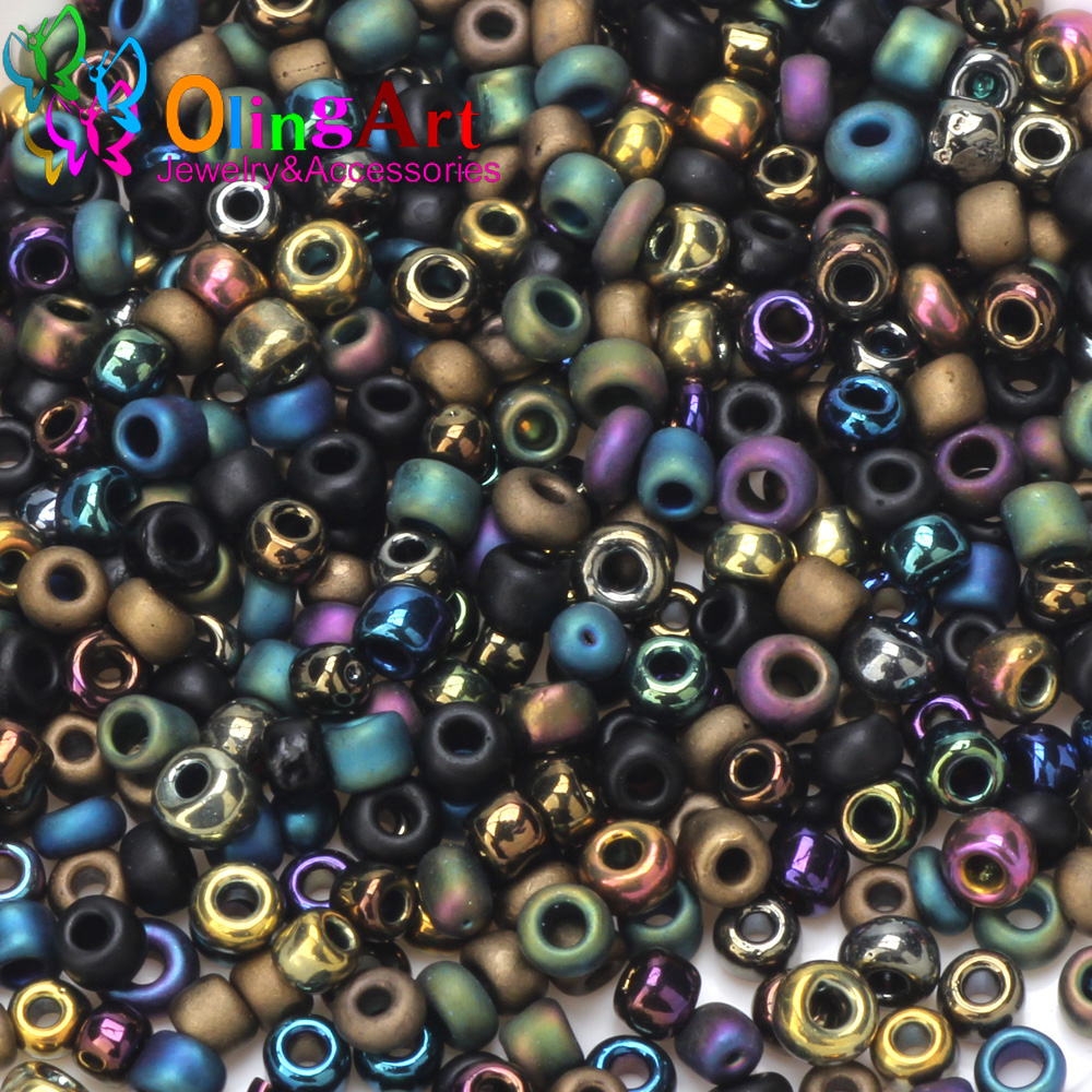 2mm 3mm 4mm poszycie matowy ko – Glass Seed Beads 2Mm Jewelry Making recenzja i cena
