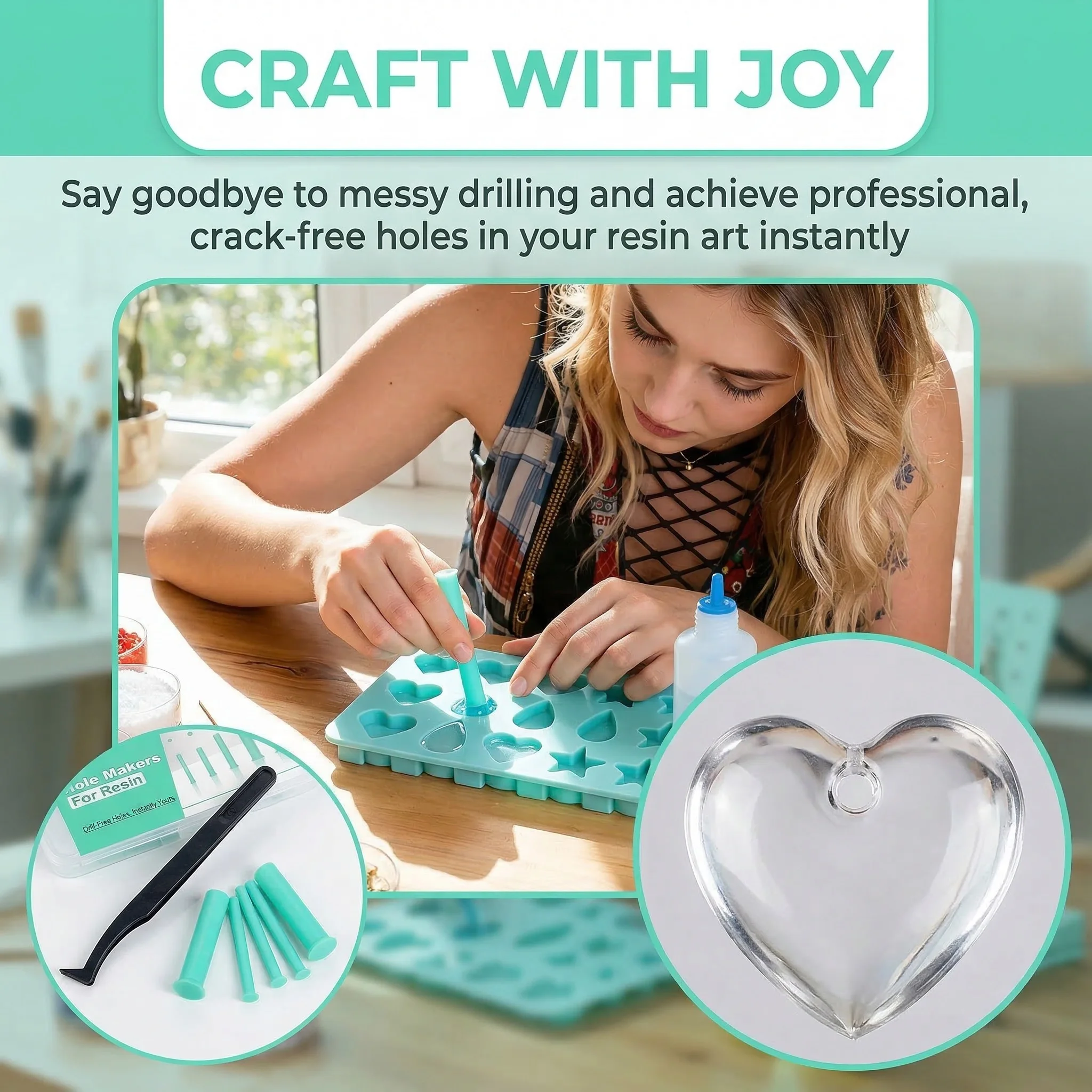 Zestaw 35 szt. otwornic do żyw – Silicone Epoxy Resin Molds Set recenzja i cena