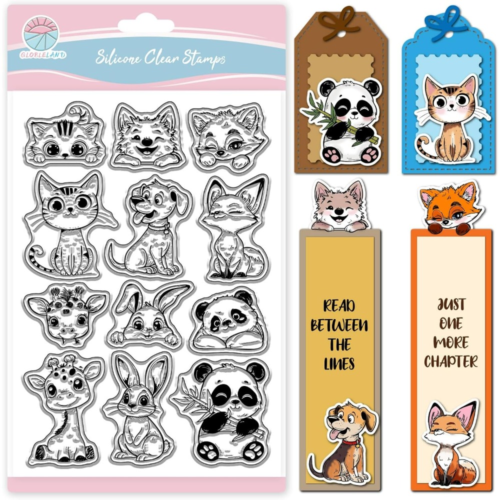 Kot pies królik wyczyść znaczk – Clear Silicone Stamps For Card Making recenzja i cena