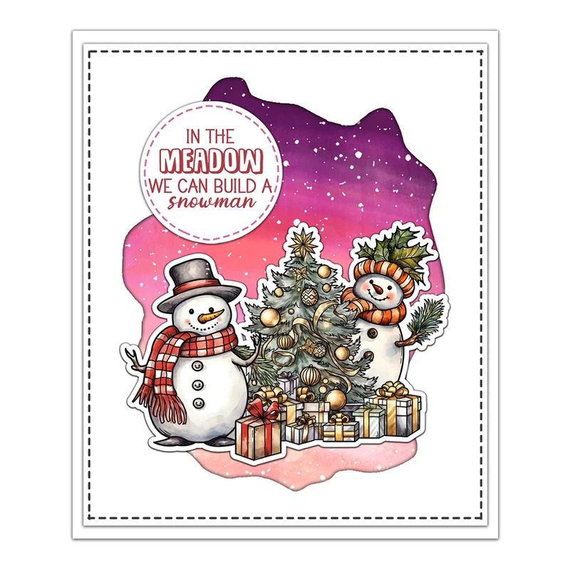 Zimowy Bałwanek Świąteczne Wyk – Clear Silicone Stamps For Card Making recenzja i cena