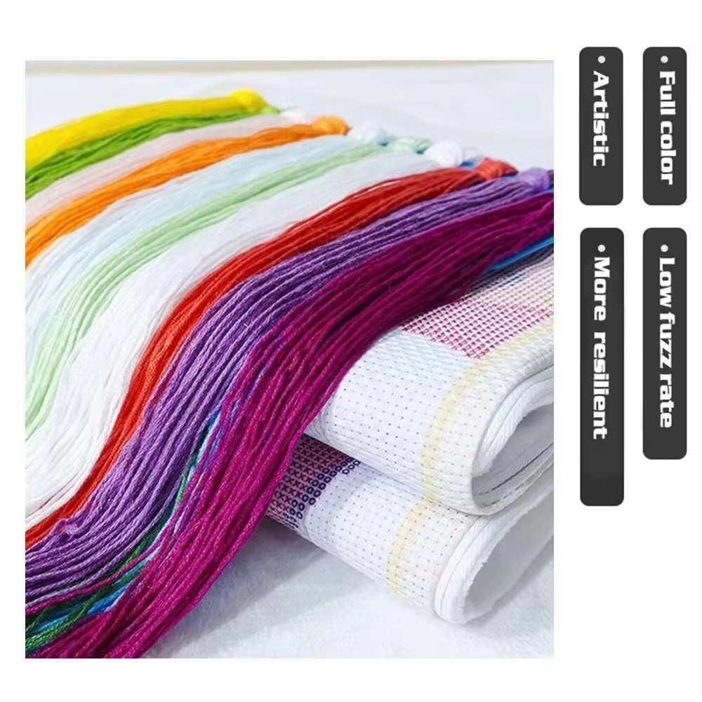 Zestawy do haftu ze zdjęciem,  – Cotton Embroidery Thread Skeins recenzja i cena